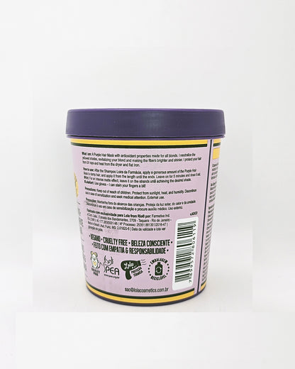 Mascarilla Matizadora Loira De Farmácia Lola Cosmetics 230g_1