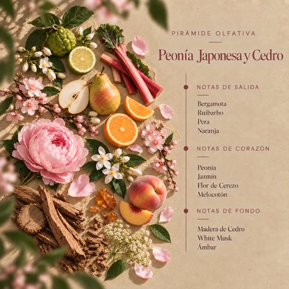 Ambientador Mikado Peonía Japonesa y Cedro Botanical SYS Aromas 100 ml | Floral y Amaderado | Sin Alcohol_4