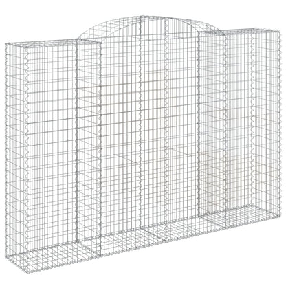 Cestas De Gaviones 3 Uds Forma De Arco Hierro 300x50x200/220 Cm_2