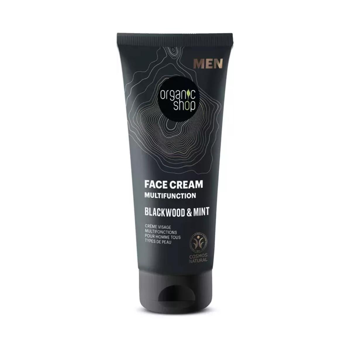 Crema facial multifunción corteza de roble y menta, Organic Shop 75 ml