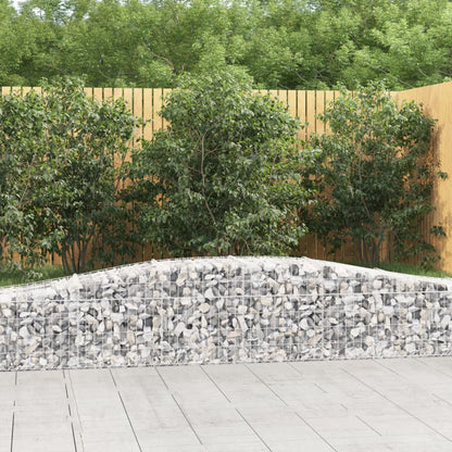 Cestas De Gaviones 6 Uds Forma De Arco Hierro 400x50x40/60 Cm_1