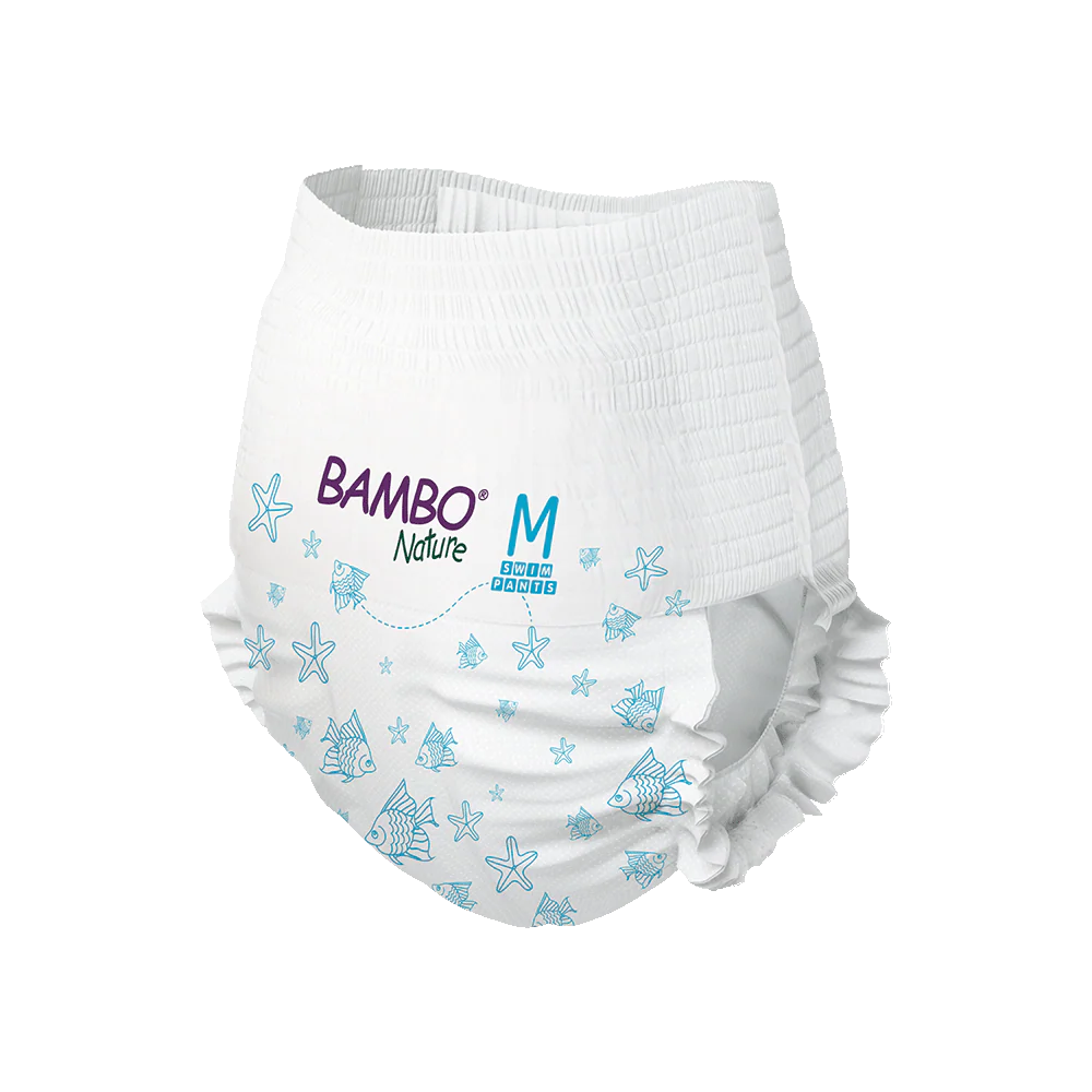 Pañales Pants para Agua Bambo Nature Talla M ( + 12 Kg) Bambo Nature 12 uds