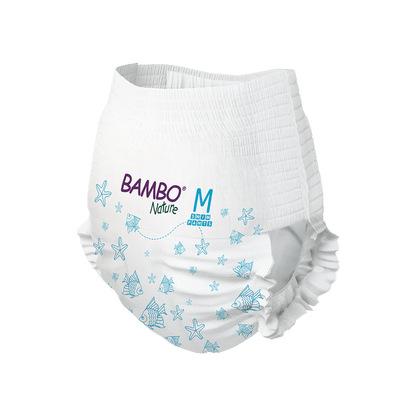 Pañales Pants para Agua Bambo Nature Talla M ( + 12 Kg) Bambo Nature 12 uds