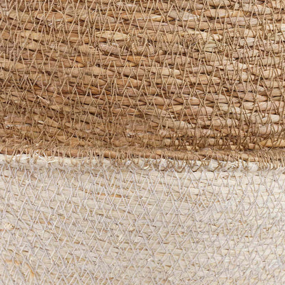 Maceta Con Asas 2 Uds. Blanco Ø 32 X 32 Cm 100% Hierba Marina_4