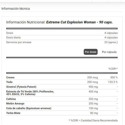 Extreme Cut Explosion Woman 90 Caps_1