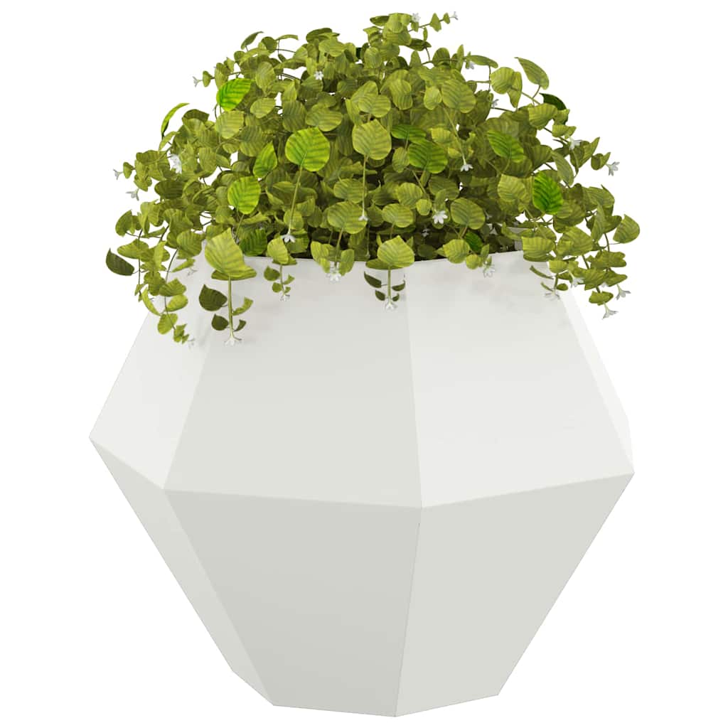 Jardinera Blanco 75 X 75 X 60 Cm Acero_2