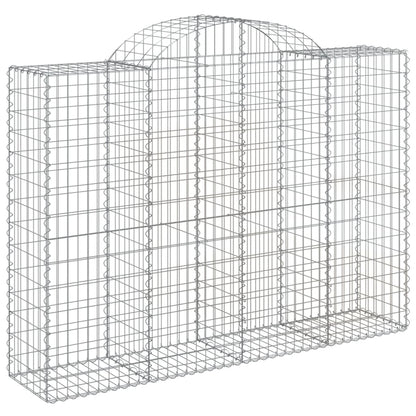 Cestas Gaviones 50 Uds Forma De Arco Hierro 200x50x140/160 Cm_2