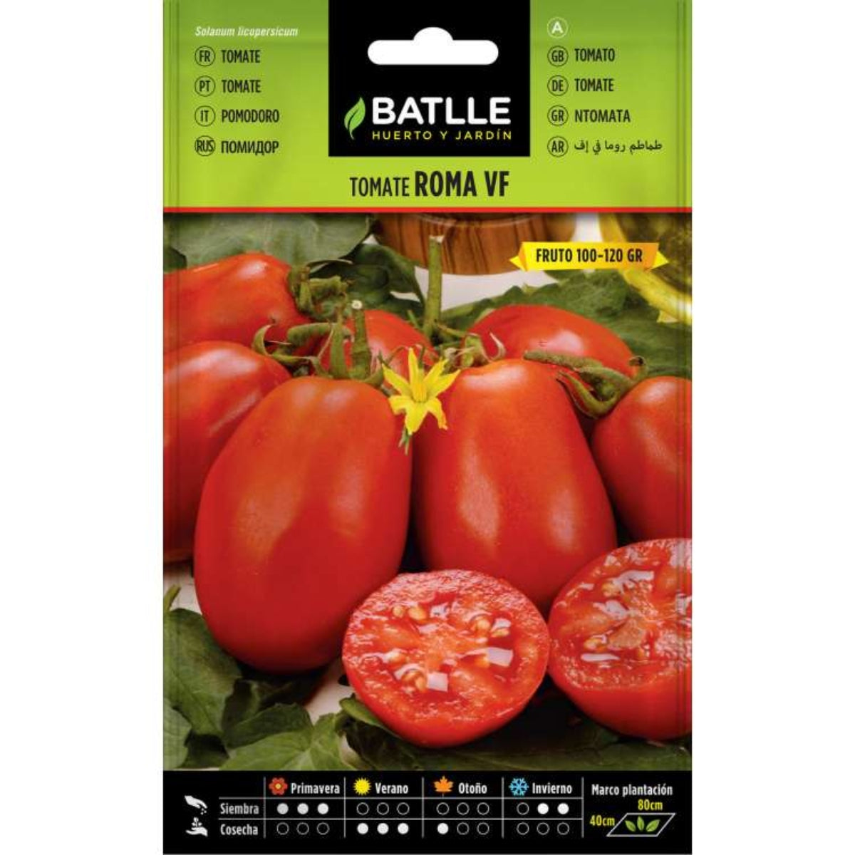 Semillas de Tomate Roma VF Batlle