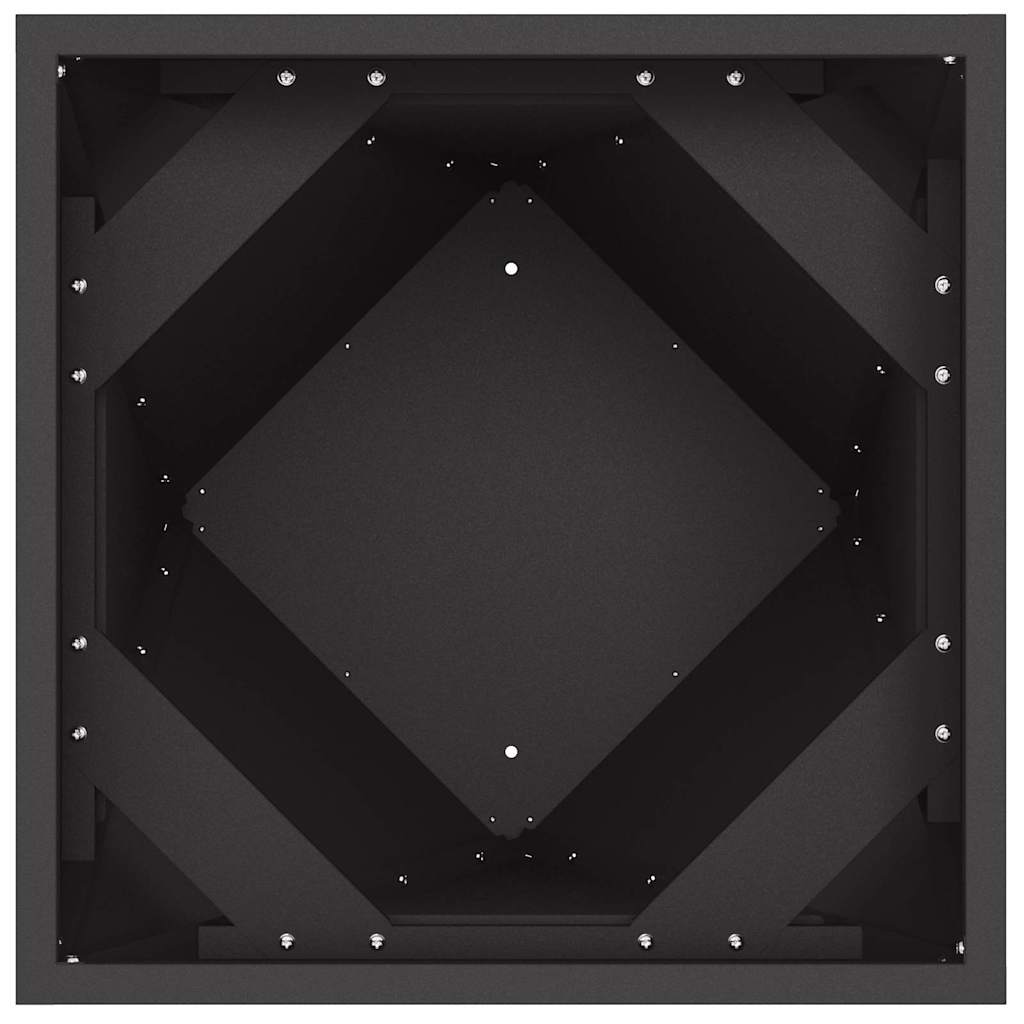 Jardinera Negro 50 X 50 X 75 Cm Acero_5