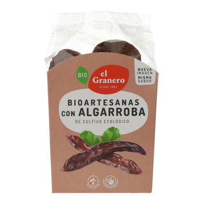 Galletas Artesanas con Algarroba Bio El Granero, 250 g
