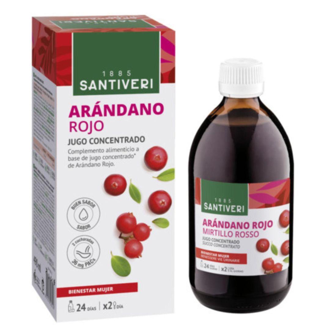 Arándano rojo concentrado Santiveri 490 ml