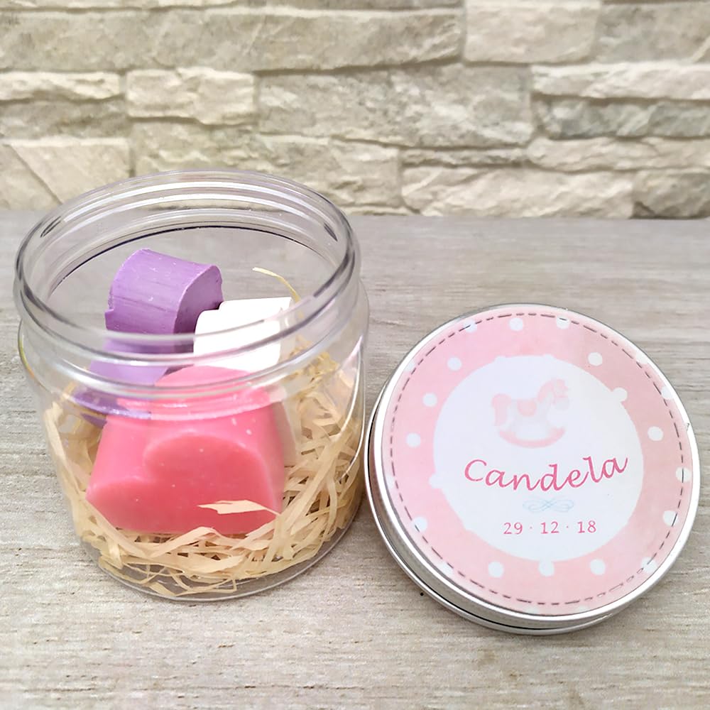80 Jabones Aromáticos Con Forma De Corazón - Detalle Para Invitados De Eventos - Jabón Glicerina Con Aroma A Rosas_5