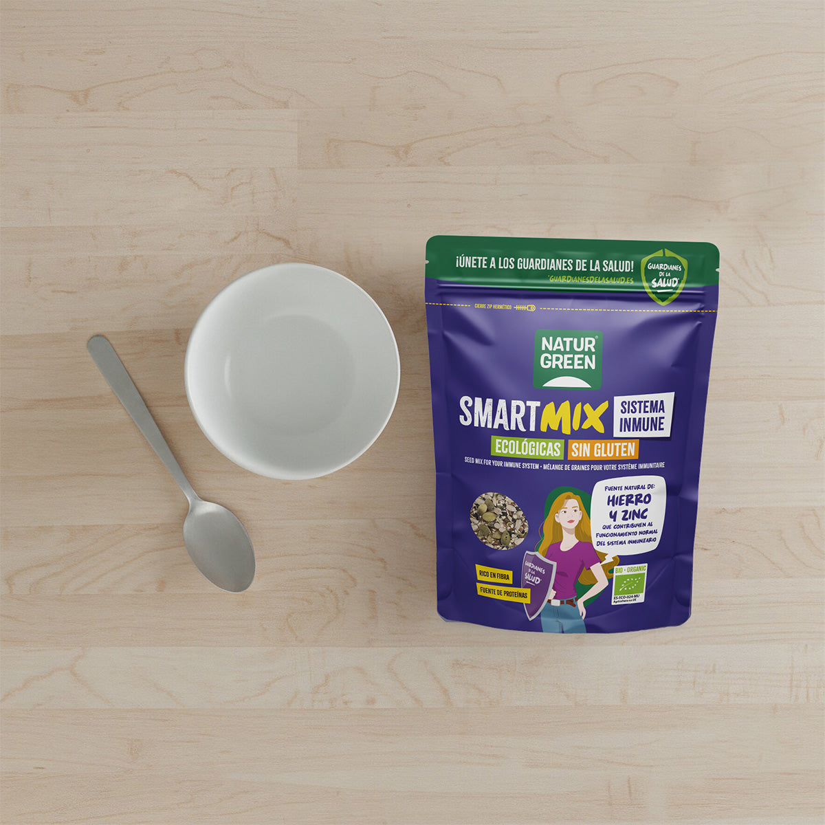 Mezcla de Semillas SmartMix Sistema Inmune Bio NaturGreen 175 g