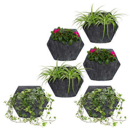 Jardín Vertical Modular Citysens Con Riego Manual De 6 Macetas – Blanco, Polipropileno 100% Reciclado_2