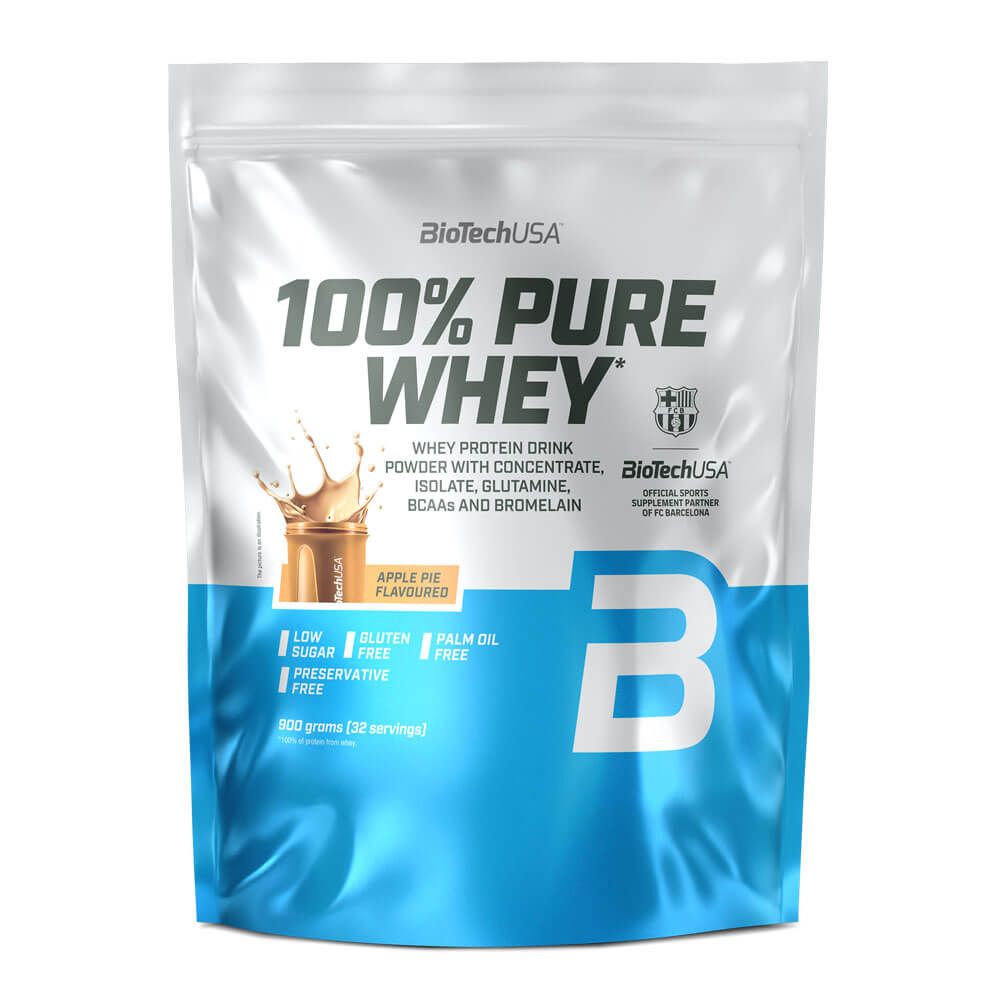 100% Pure Whey - 900g - Frambuesa Cheesecake - Proteina De Suero Whey - Biotech Usa_0