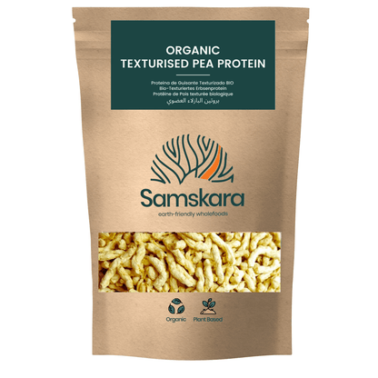 Proteína De Guisante Texturizada Bio - 4kg (500g Envase Retail + 3,5kg Bolsa Granel De Recarga) | Proteína Vegetal_0