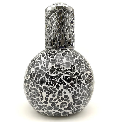 Lámpara Catalítica Mosaico Negro + Aroma Provence Breeze 200ml - Elimina Malos Olores, Impurezas Y Perfuma_1
