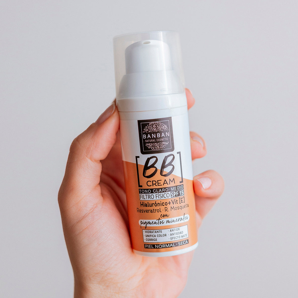 BB Cream Tono Claro Medio SPF15 50ml Banban_1