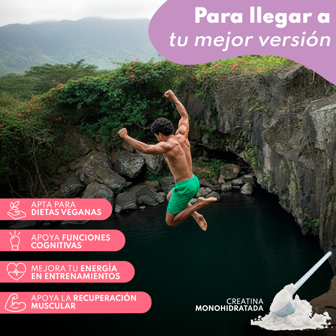 Creatina Monohidrato En Polvo 306g (102 Dosis) - Creatina Pura Sabor Berry Mix - Suplemento Deportivo Para Masa Muscular_2
