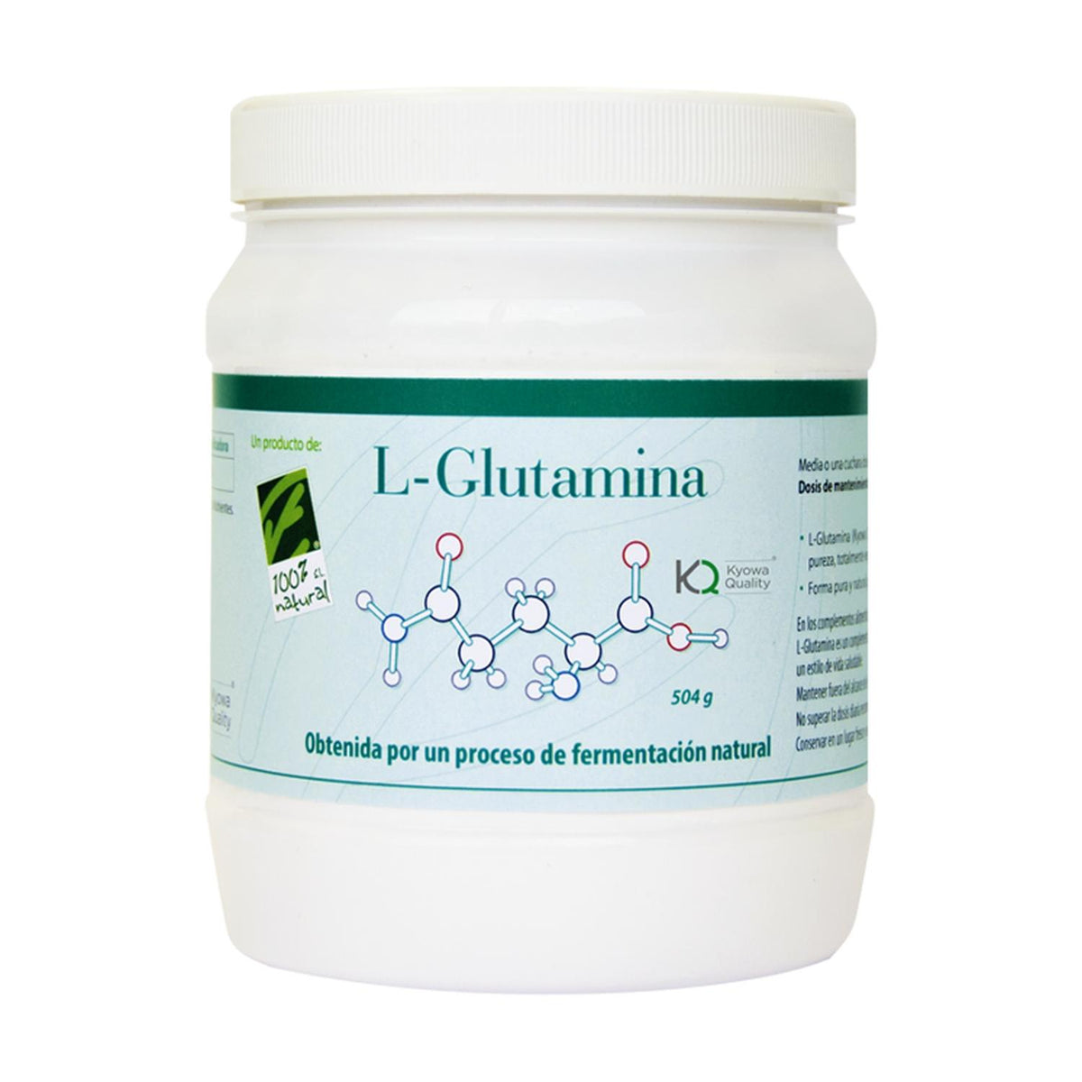 L-Glutamina 100% Natural 504g
