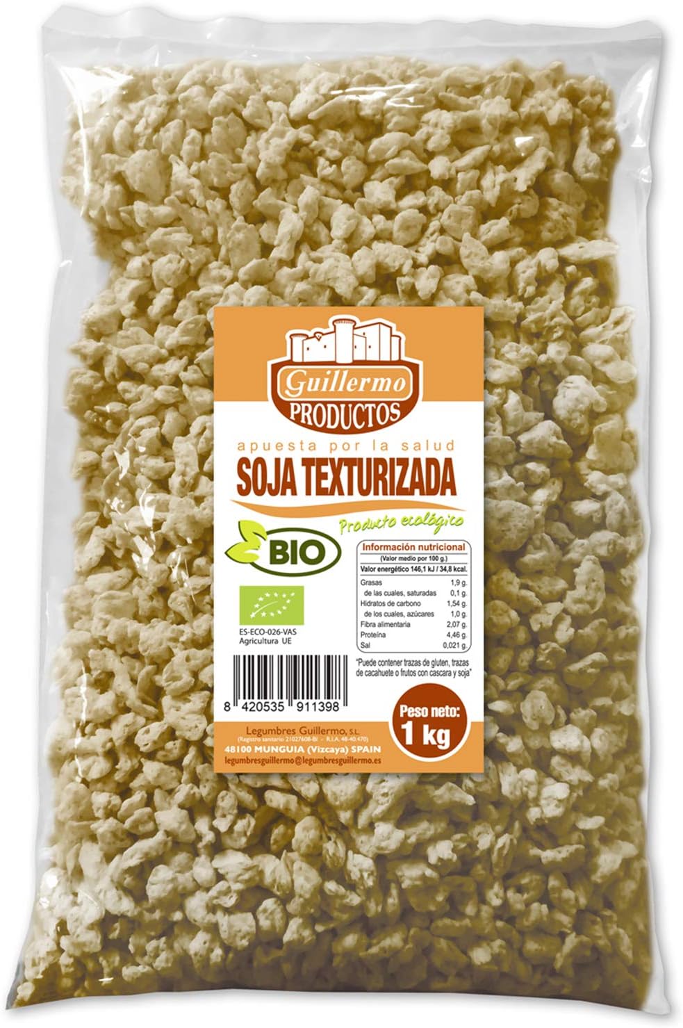 Soja Texturizada Bio - 1 Kg, Paquete_0