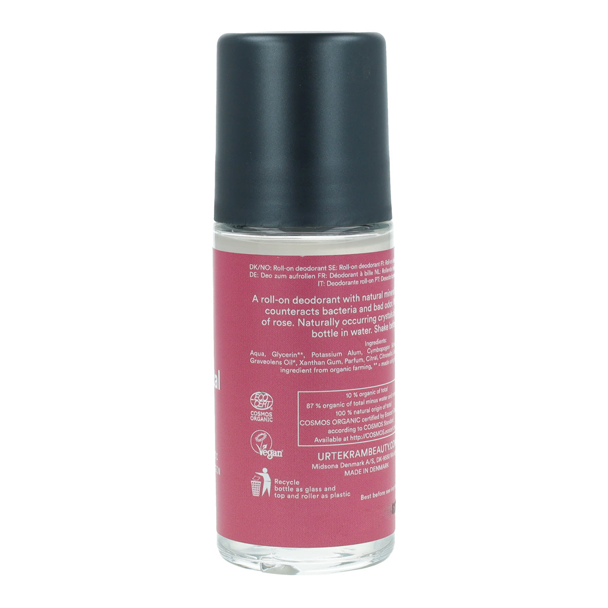 Desodorante Roll-On Rosas Urtekram 50 ml