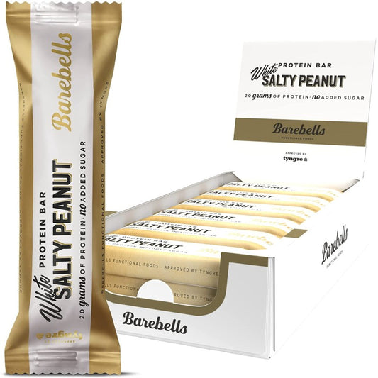 Caja De 12 Barritas de 55gr Sabor White Salty Peanut Barebells_0