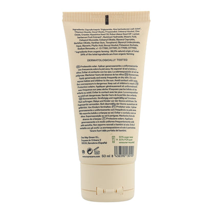 Protector Solar Facial con Color SPF50 Tubo Nuura 50 ml