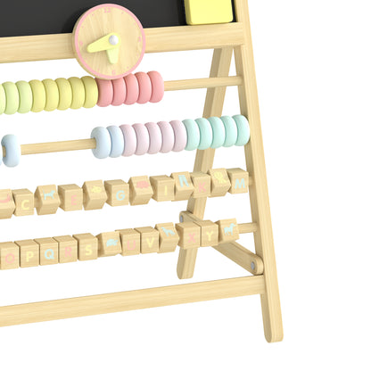 Caballete Infantil Aiyaplay Madera De Pino, Madera De Haya Madera Natural 38x26x66 Cm_5