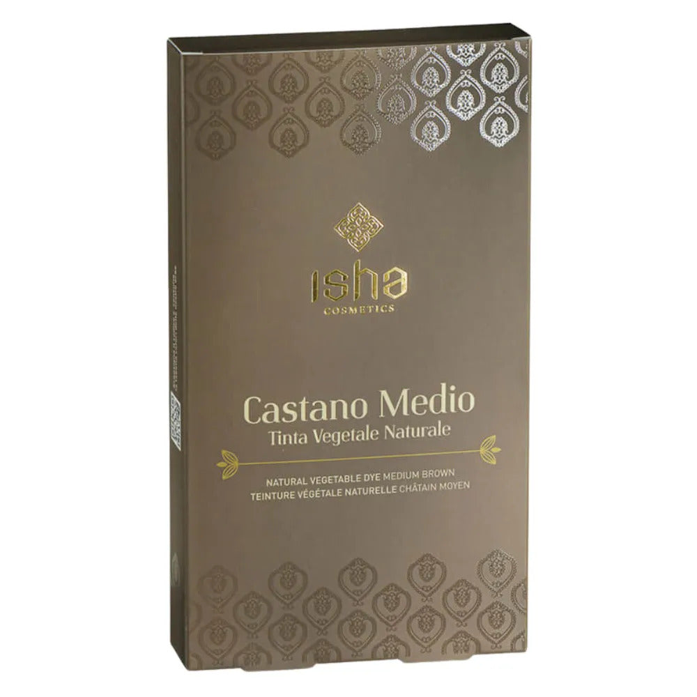 Isha Cosmetics Tinte Vegetal Natural Castano Medio 100g_0
