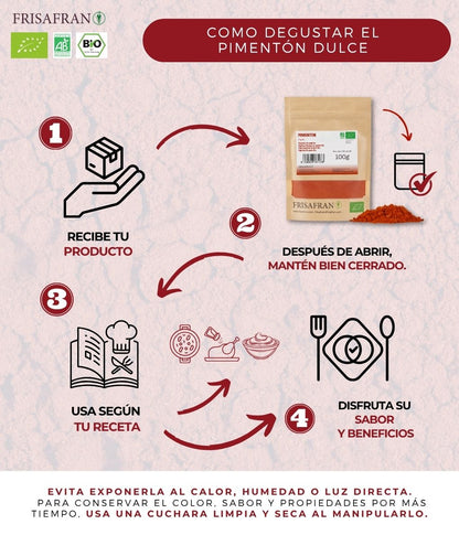 Pimentón En Polvo Ecológico | Sabor Ahumado Picante 40 G_2