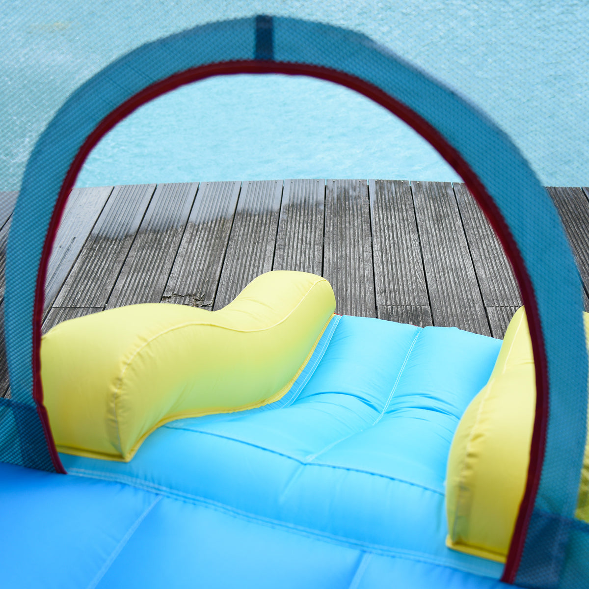 Castillo Inflable Outsunny Tejido Oxford Y Poliéster Multicolor 330x265x185 Cm_3