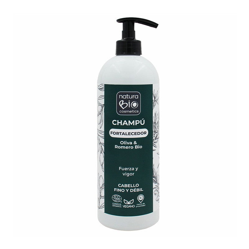 Champú Natural Fortalecedor con Oliva & Romer BIO, NaturaBIO Cosmetics, 740 ml