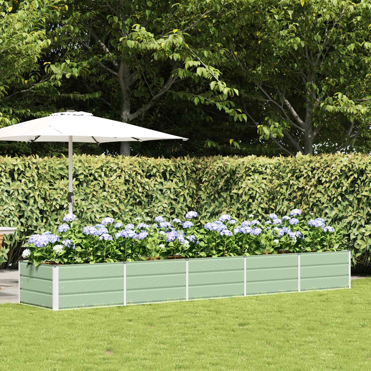 Jardinera Verde 400 X 80 X 45 Cm Acero_1