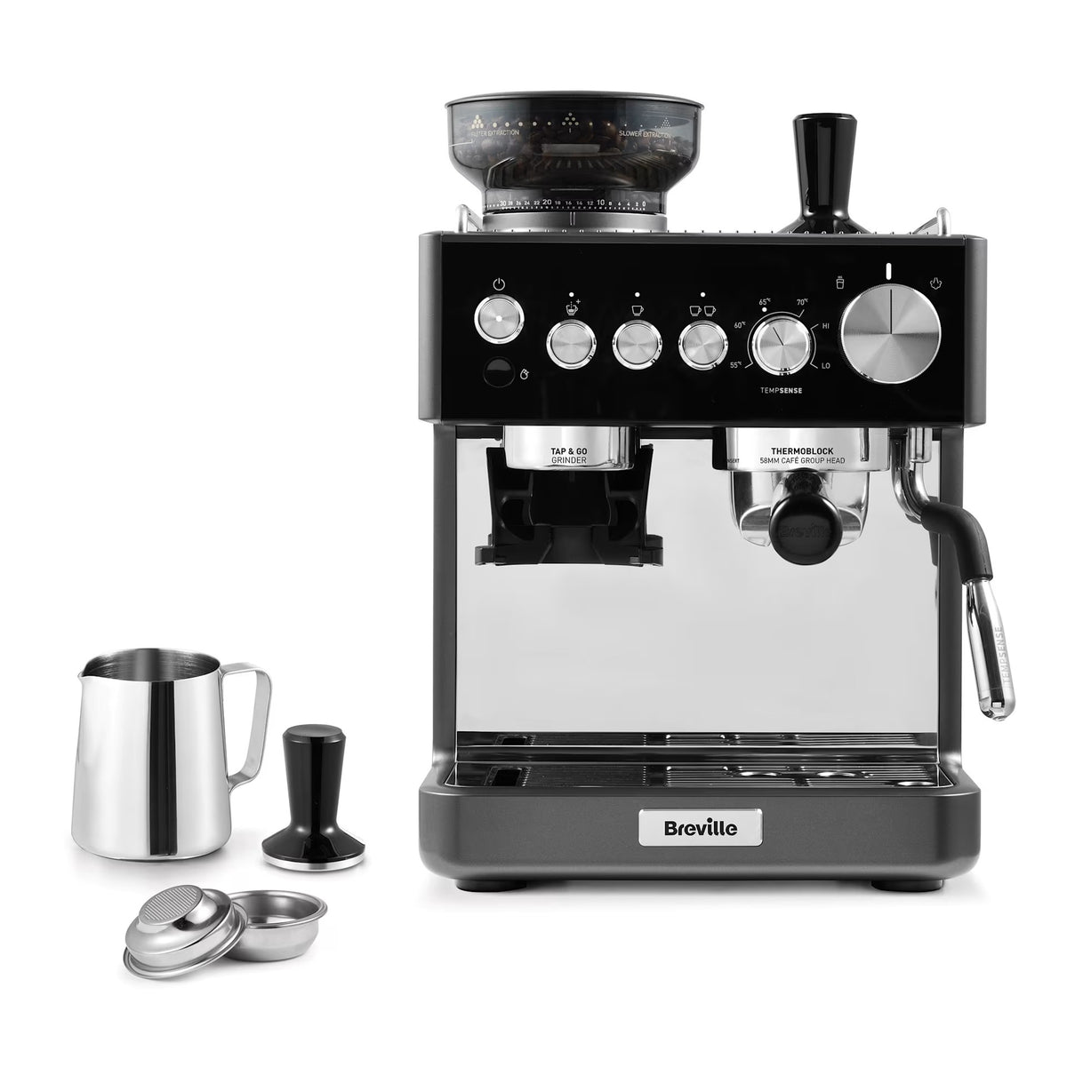 Cafetera Espresso con molinillo Breville Barista Sense VCF187X