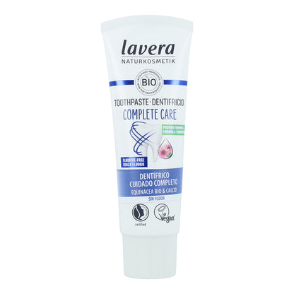 Dentífrico cuidado completo sin flúor equinacea BIO &amp; calcio, Lavera 75 ml