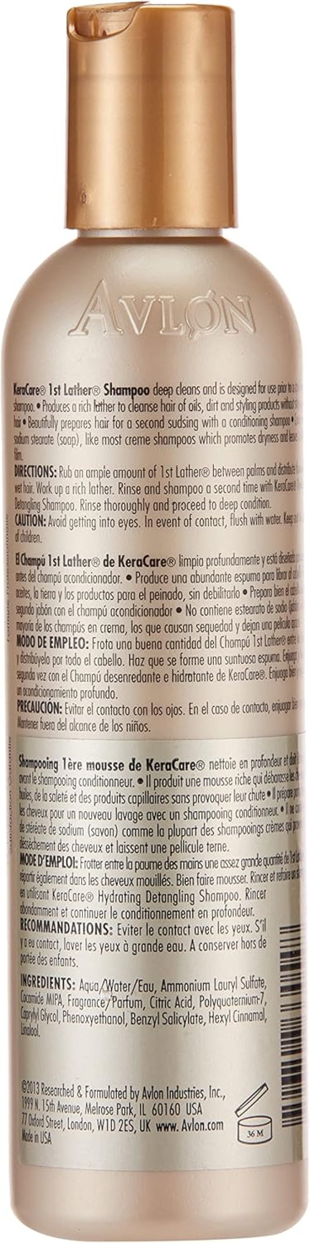 Keracare Professional 1st Lather Champú 240ml_3