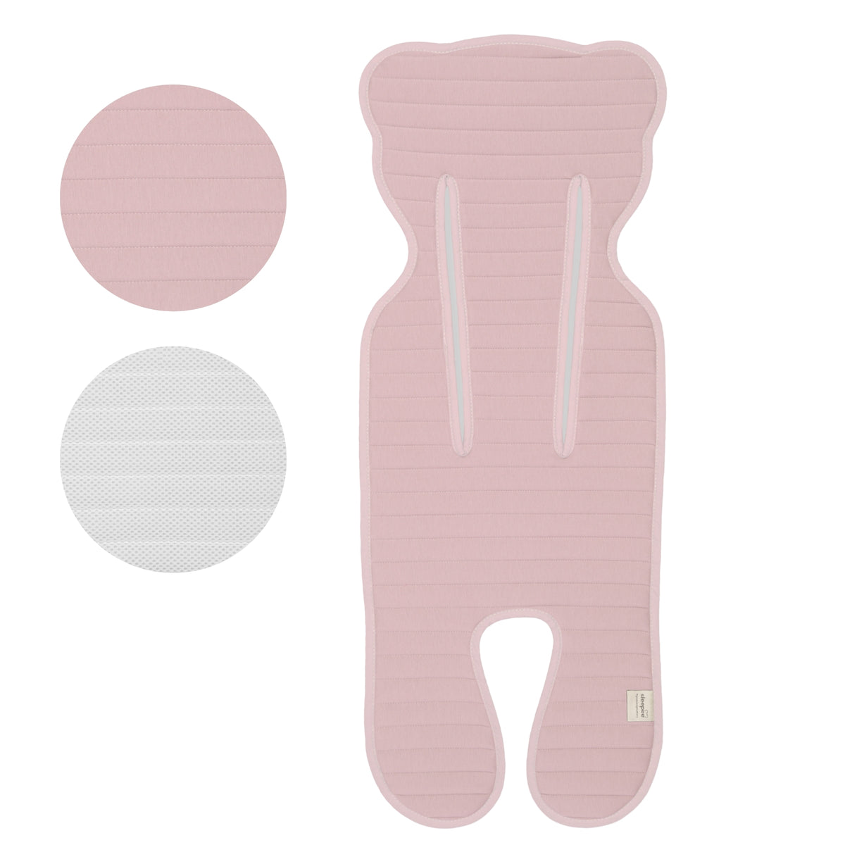 Colchoneta Unviersal Transpirable Para Silla De Paseo Rose_2