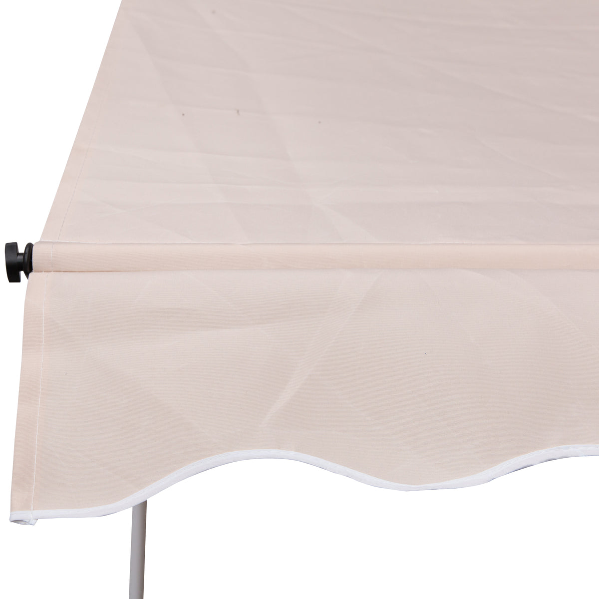 Toldo Manual Retráctil Outsunny Beige 200x150x280 Cm_3
