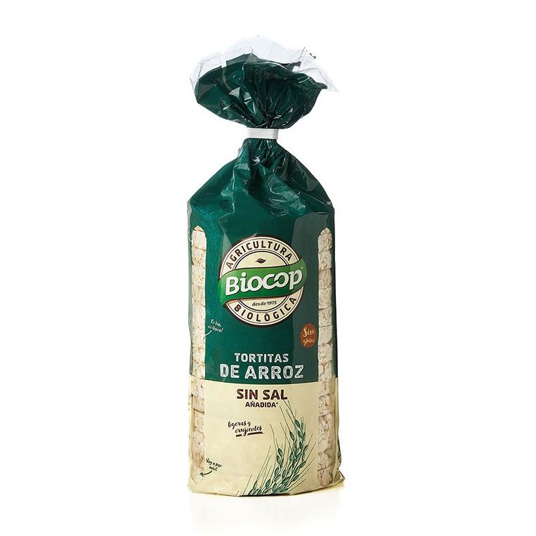 Tortitas de Arroz sin sal Biocop 200 g