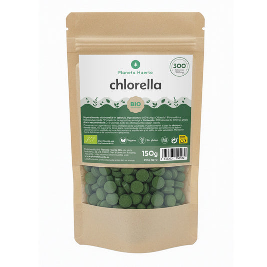 Chlorella BIO Planeta Huerto 300 tabletas 150 g