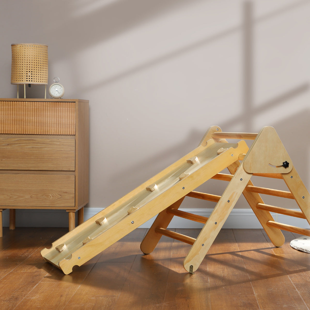 Triángulo De Escalada Aiyaplay Madera De Pino Multilaminada Madera Natural 147x64.5x59 Cm 331-064v00nd_3