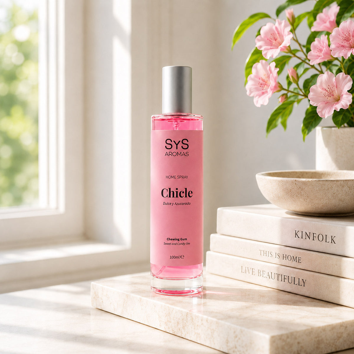 Ambientador Pulverizador Chicle Origins SYS Aromas 100 ml | Aroma Dulce y Afrutado | Alegre_1