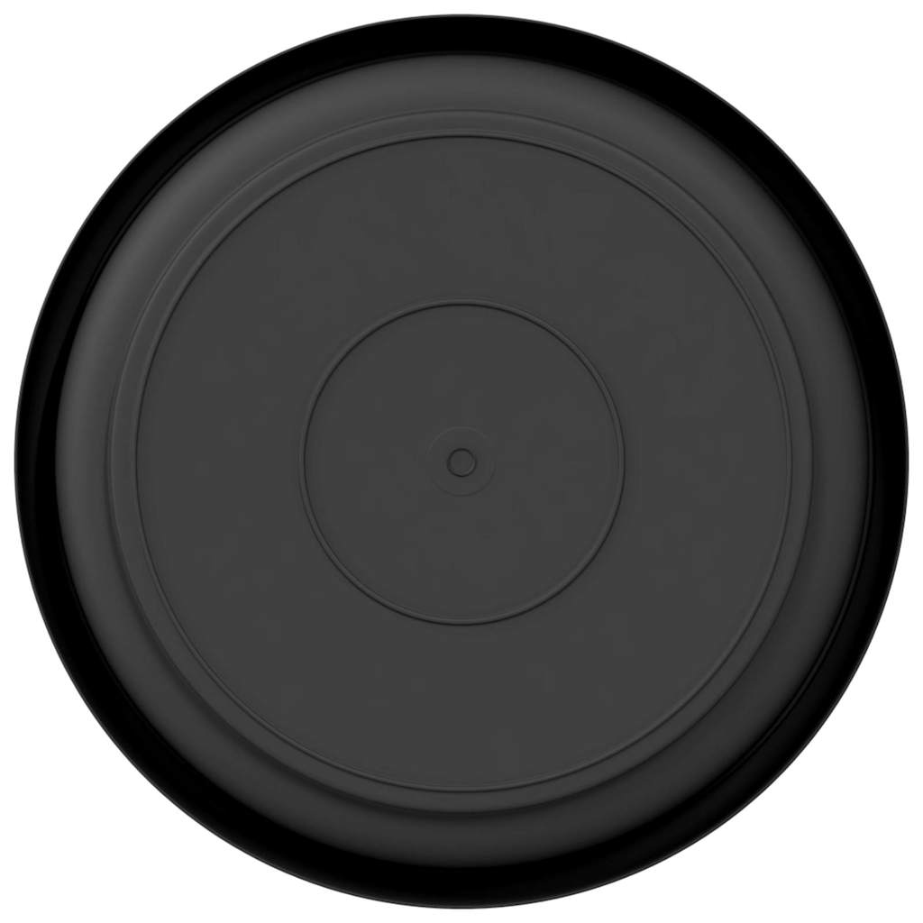 Bandeja Redonda Para Flores 24 Uds. Negro Ø 15,5 X 2 Cm_5