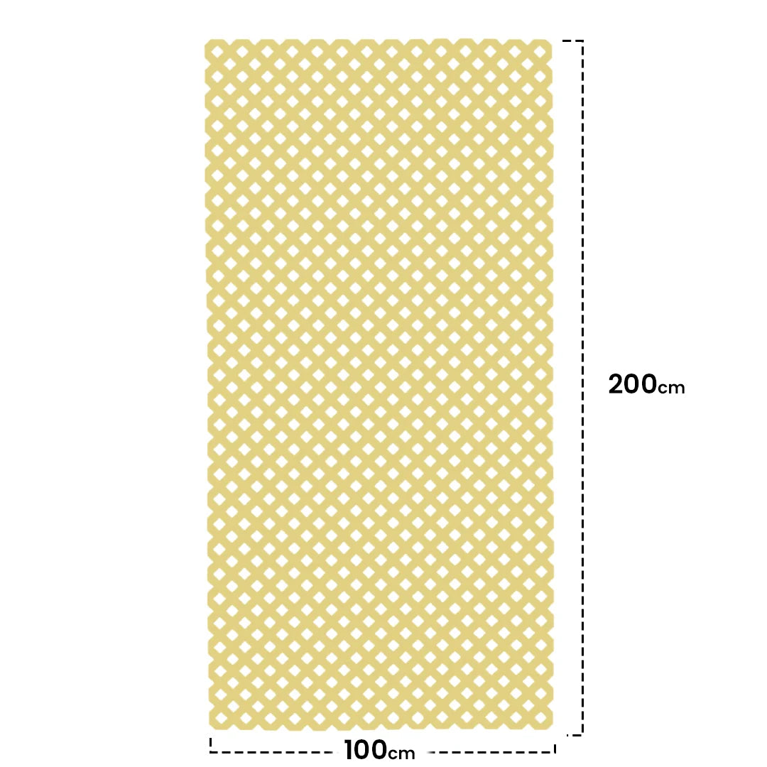 Celosía Pvc 18mm Caña - Decoración Y Privacidad Para Tu Jardín - 0,8x1,2 M - Multicolor_1