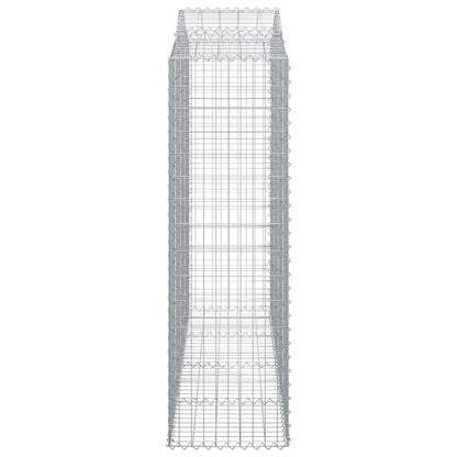Cestas Gaviones 20 Uds Forma De Arco Hierro 200x50x160/180 Cm_4