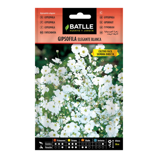 Semillas de Gipsofila elegante blanca Batlle