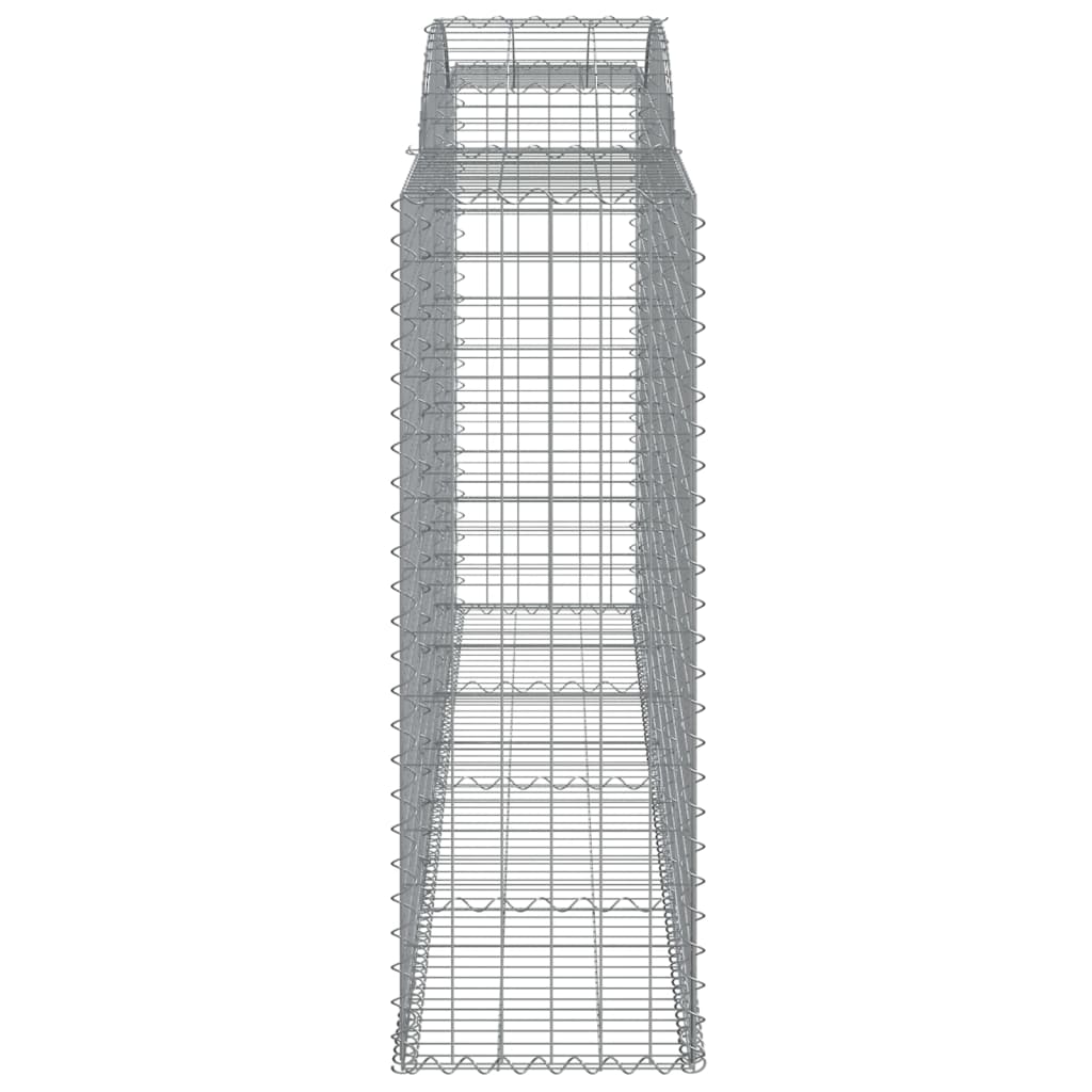 Cestas Gaviones 30 Uds Forma De Arco Hierro 300x50x140/160 Cm_4