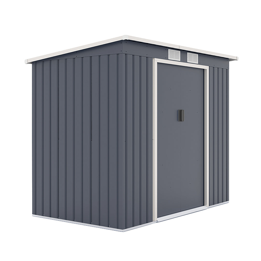 Caseta Metálica Estándar Gris Para Exterior E Interior - 2,13x1,73x1,3 M - Multicolor_0