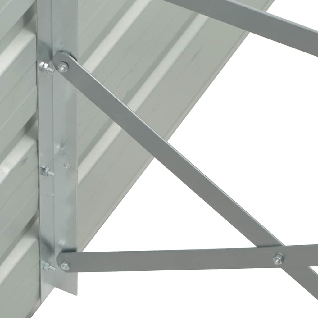 Arriate De Jardín De Acero Galvanizado Antracita 480x80x45 Cm_5